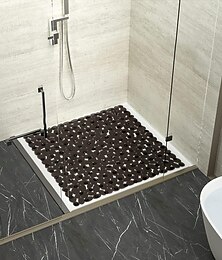 זול -שטיחי מקלחת עם חור ניקוז - שטיחון אמבטיה מונע החלקה לאמבטיה, נגד טחב, מתייבש מהיר, נוח ובטוח לילדים ולקשישים
