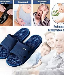 cheap -Slippers for Women Men Foot Massage Plantar Fasciitis Sliders House Ladies Sandals Shower Shoes Non-Slip Quick Drying Pool Slides Massage Slippers Shoes Sandals for Men Women