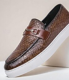 economico -Per uomo Mocassini e Slip-Ons Mocassini comodi Penny Loafers Cuoio Comodo Antiscivolo Mocassino Nero Marrone