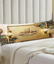 economico -eid mubarak ramadan copertura del cuscino decorativo per il corpo 1 pz federa morbida per camera da letto divano del soggiorno poltrona