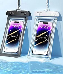 billige -mobiltelefon vandtæt taske med touch screen selvforsegling og forsegling til svømning ved havet dykning skydning drivende gennemsigtigt vandtæt telefoncover