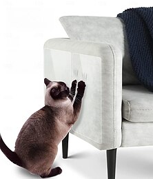 abordables -Protectores transparentes antiarañazos para gatos, protectores de muebles para sofá, cinta protectora para mascotas y gatos