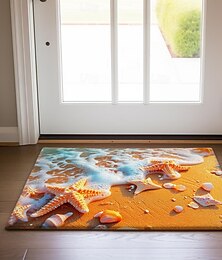 olcso -strand tengeri csillagok lábtörlő konyhai szőnyeg padlószőnyeg csúszásmentes terület szőnyeg olajálló szőnyeg beltéri kültéri szőnyeg hálószoba dekoráció fürdőszoba szőnyeg bejárati szőnyeg