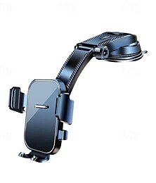 お買い得  -車自動ロックセンターコンソールユニバーサル吸盤携帯電話スタンド調整回転ナビゲーションスタンド