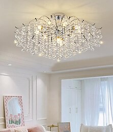 cheap -LED Chandelier 42/50/60/80/100cm 5/8/10/12/15Head Bulb Not Included Electroplated Finish Crystal Metal Modern Contemporary Style Bedroom Dining Room MIni Pendant 110-240V