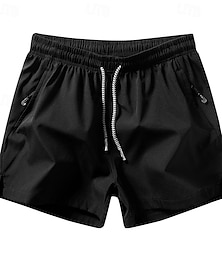 preiswerte -Herren kurze Sporthose Laufshorts kurze hosen Trainingsshorts Tasche Kordelzug Kurze Hose Outdoor Sport & Natur Sportlich Schnelltrocknend Leichtgewichtig Weich Marathon Laufen Trainieren Reguläre