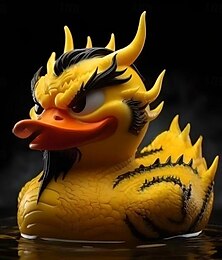 お買い得  -アヒルの像の装飾樹脂コレクション。悪魔、パンク、ゴシック、ロックンロールのアヒル。ヴァレンティーナ夫人の風変わりでダークなテーマのディスプレイに最適です。