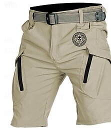 ieftine -Bărbați Grafic Cranii Model Geometric Pantaloni Scurți Cargo Talie medie Sport Modă Designer În aer liber Sport exterior Casual 6 Buzunar Designer Îmbrăcăminte