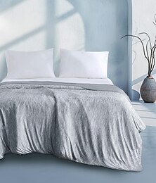 お買い得  -夏用冷却ブランケット、通気性のある快適な冷却ブランケット、ホームオフィス用の柔らかいスローブランケット、快適な寝具、夏の寝室用アクセサリーギフト、男性向けギフト、竹由来のビスコース82%