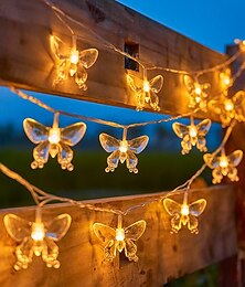 economico -lucine a farfalla 10/20/40 led luci colorate a forma di farfalla per la camera da letto interna baby room estate festa di natale decorazione per le vacanze decorazione