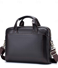 economico -borse in pelle da uomo di vendita calda borsa da lavoro custodia per laptop in pelle di vacchetta con strato superiore