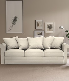 economico -Coprisedile 3 posti in cotone 100% di colore solido