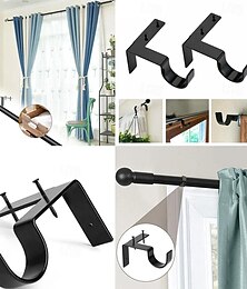 billige -2/3/4 stk gardinstangbrakett uten boregardinstangholder trevindusramme