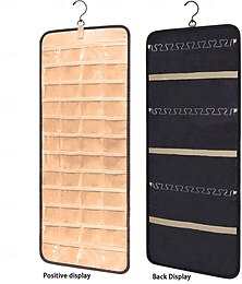 abordables -de stockage de bijoux sac suspendu voyage organisateur de bijoux suspendus organisateur de bijoux suspendus boucle d'oreille porte-bijoux sac d'organisation de bijoux maison collier sac garde-robe support de rangement