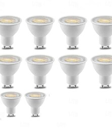 economico -6/10 pezzi lampadine led gu10 dimmerabili, faretto led da incasso lampadine a risparmio energetico da 38 gradi 220 ~ 240 v illuminazione interna
