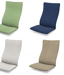 abordables -Housse de fauteuil 1 place sans version coussin housses en tissu matelassé unies