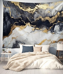economico -Grande Arazzo Da Parete In Marmo Colorato Trama Astratta Geometrica Decorazione Della Casa Sfondo Muro Arazzo Camera Sfondo Panno