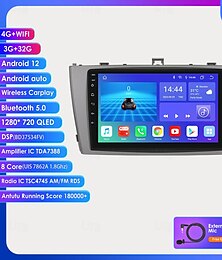 economico -Android 12 autoradio per toyota avensis t27 2008 - 2015 lettore multimediale di navigazione gps carplay