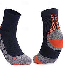 economico -Calze sportive Calzini da corsa Calzini antiscivolo 1 paio Color Block Per uomo Calzini / Calze Anti-scivolo Traspirante Comodo Allenamento in palestra Pallacanestro Corsa Jogging Ciclismo Gli sport