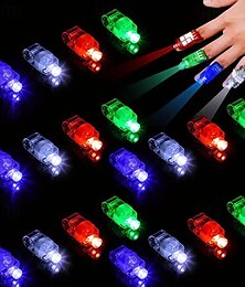 preiswerte -10 stücke led-licht finger licht licht ring laser licht bungee dance hand lampe sashimi lampe konzert atmosphäre requisiten