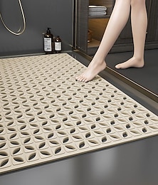 economico -tappetino doccia antiscivolo, tappetino vasca quadrato con ventose  & fori di scarico, tappetino per box doccia in gomma, tappetini doccia di sicurezza sospesi per il bagno