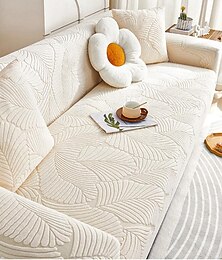 abordables -housse de canapé élastique en velours jacquard - ajustement universel tout compris - universel quatre saisons - conception monobloc paresseuse - coussin de canapé anti-rayures de chat