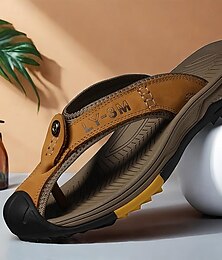 abordables -tongs d'extérieur marron pour hommes avec semelle durable - sandales confortables et légères pour la randonnée, la plage et les vêtements décontractés