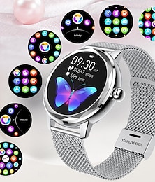 ieftine -ceas inteligent g208 ceas inteligent de 1,19 inchi ceas de alergare fitness pedometru fără fir memento de apel tracker de activitate compatibil cu Android ios femei bărbați așteptare lungă apeluri