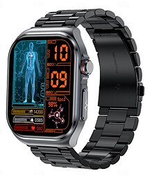 abordables -Reloj inteligente et 585 con pantalla de 2,04 pulgadas, monitorización de ECG, microexamen inteligente con un solo clic, llamadas Bluetooth