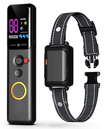abordables -Collier de dressage électrique pour chien de 1600 pieds, télécommande, comportement des animaux de compagnie étanche pour chiot de 5 à 120 lb, vibration sonore avec bouton de verrouillage par choc
