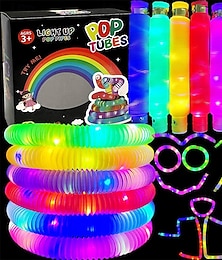 levne -rozsvítit pop trubice pro děti svítící tyčinky párty laskavosti pro batolata neonové led natahovací náramky náhrdelníky doplňky pro děti cestovní tábor kempování zábavné hračky dárky pro chlapce dívky