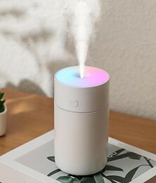 billiga -luftfuktare usb laddning färgglad nattlampa liten stationär sovrum tyst 230ml 1200mah
