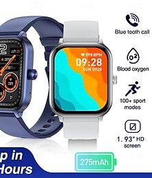 economico -696 P85 Orologio intelligente 1.93 pollice Braccialetto Fitness Smart Band Bluetooth Contapassi Promemoria chiamata Monitoraggio del sonno Compatibile con Android iOS Da donna Da uomo Chiamate in