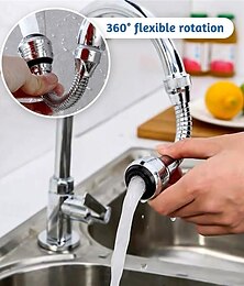 economico -Estensore per rubinetto da cucina da 2 pezzi, beccuccio universale per rubinetto, beccuccio regolabile girevole a 360°, beccuccio per accessori adattatori per filtri, beccuccio per rubinetto da cucina