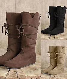 levne -retro vintage středověké renesanční boty pirátský rytíř ritter pánské dámské unisex halloween akce / párty maškarní boty ozdobné středověké boty