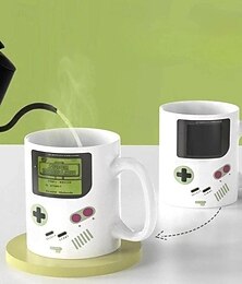economico -Tazza da caffè che cambia colore con il calore - regalo per giocatori, nerd, uomini e appassionati di giochi retrò anni '90 - 401-500 ml