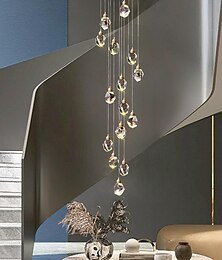 economico -lampada a sospensione a led dimmerabile 1/3/5/7/10/15-luce nordica sfera di vetro decorazioni per la casa lampadario di cristallo moderno lampadario semplice decorazione della casa sala da pranzo