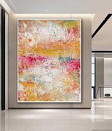 preiswerte -beige bunte Malerei handgemachte braun Wabi Sabi Kunstwerk Ölgemälde handgemalt strukturierte Ölgemälde beige Ölgemälde abstrakte Leinwand Kunst moderne horizontale Dekor Kunst