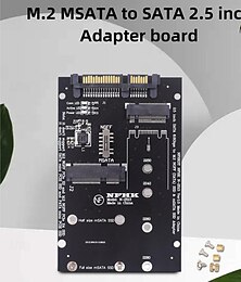 abordables -Placa adaptadora m.2 msata a sata de 2,5 pulgadas, placa adaptadora de tarjeta convertidora