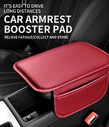 billige -bil armlen booster pad bil armlen boks pad bilmontert bil interiør svart brun rød