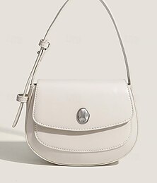 abordables -sac à bandoulière en cuir blanc chic pour femme - petit sac à bandoulière élégant pour les tenues décontractées et formelles