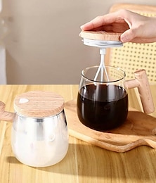 abordables -Tasse de mélange électrique à grande vitesse, tasse d'agitation automatique, tasse à café rotative, tasse de mélange de voyage 400ml