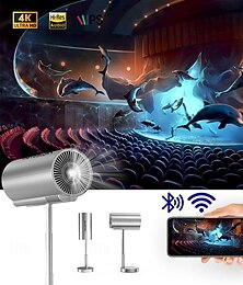 billige -Fabrikkutsalg TS-3 LED Projektor Innebygd høyttaler Mini håndholdt lomme bærbar Autofokus WIFI-projektor 720p (1280x720) 2000 lm Android 9.0 Kompatibel med iOS og Android HDMI USB