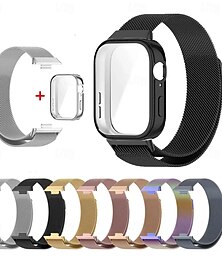 Χαμηλού Κόστους -Smart Watch Band Συμβατό με Huawei Huawei Band 7 Huawei Watch Fit 2 Μπάντα 8 Ρολόι Fit 3 Μπάντα 9 Εξυπνο ρολόι Λουρί με την υπόθεση Μαγνητικό κούμπωμα Δίχτυ Μιλανέζικη Πλέξη Αντικατάσταση Περικάρπιο