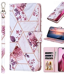 baratos -telefone Capinha Para iPhone 16 15 14 Pro Max Plus iPhone 13 12 11 Pro Max Mini Capa para Cartão Wallet Com Suporte Magnética com pulseira TPU Couro PU