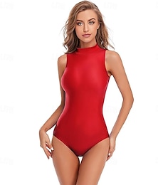 economico -Tute Zentai Costume Cosplay Tuta di pelle Ninja Costume di Carnevale Tuta Intera Giorno dei Re Per donna Body Costume Sexy Tinta unica Spandex Lycra Costume per Halloween Carnevale Mascherata Adulti