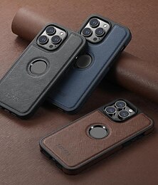 economico -telefono Custodia Per iPhone 17 Pro Max 17 Air 16 15 14 Pro Max Plus 13 12 Pro Max Copertura Posteriore Supporta la Ricarica Wireless Resistente agli urti Retrò TPU Pelle PU