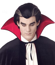 abordables -Perruque classique Dracula, perruques de fête cosplay d'halloween