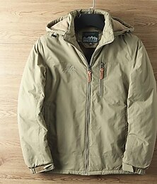 abordables -Hombre Chaqueta Softshell Chaqueta para senderismo Chaqueta para lluvia Invierno Al aire libre Mantiene abrigado Resistente al Viento Templado Resistente al Agua Chaqueta cortavientos Viaje Negro