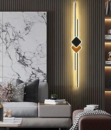 economico -applique da parete per interni a led bianco caldo 90 cm nordico classico lungo striscia barra lineare applique da parete a led minimalismo nero arancione bianco lampade da bagno supporto a parete per